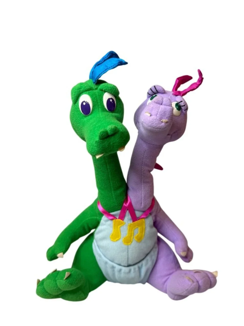 Vintage 1999 Playskool Dragon Tales Zak & Wheezie Plush Stuffed Animal Toy 11
